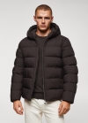 Mango Anorak acolchado impermeable termoregulador - Marrón