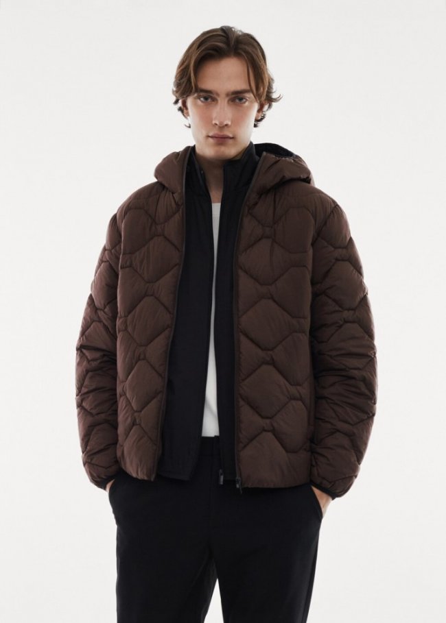 Mango Anorak ultra ligero water repellent - Burdeos