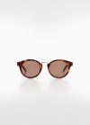 Mango Gafas de sol puente metálico - Chocolate