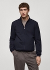 Mango Chaqueta reversible acolchada water repellent - Azul marino oscuro
