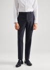 Mango Pantalón traje slim fit cuadros - Azul marino oscuro