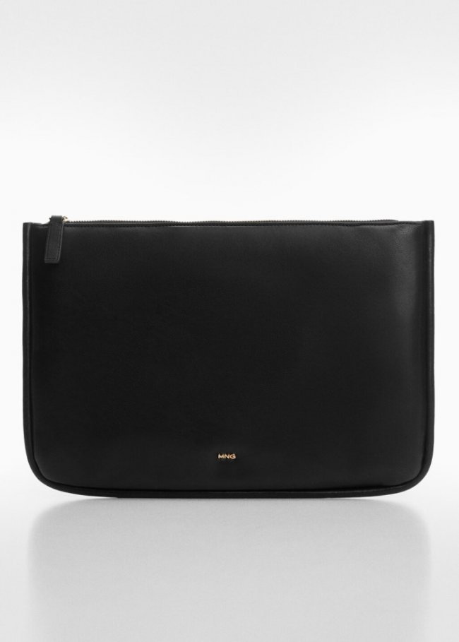 Mango Funda portátil acolchada - Negro