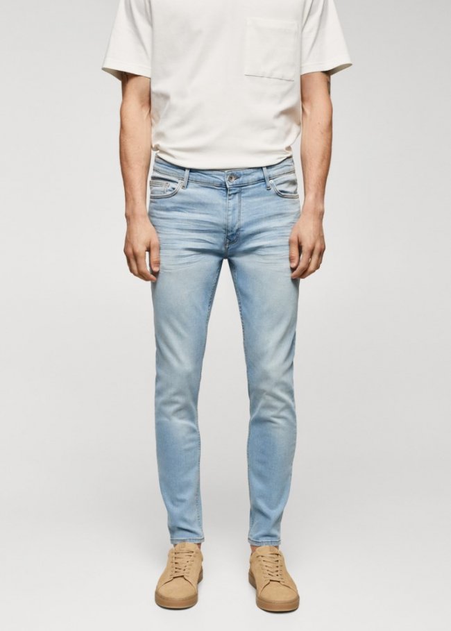 Mango Jeans Jude skinny fit - Azul claro