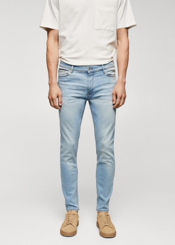 Mango Jeans Jude skinny fit - Azul claro