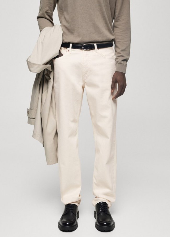 Mango Jeans Bob regular fit - Crudo