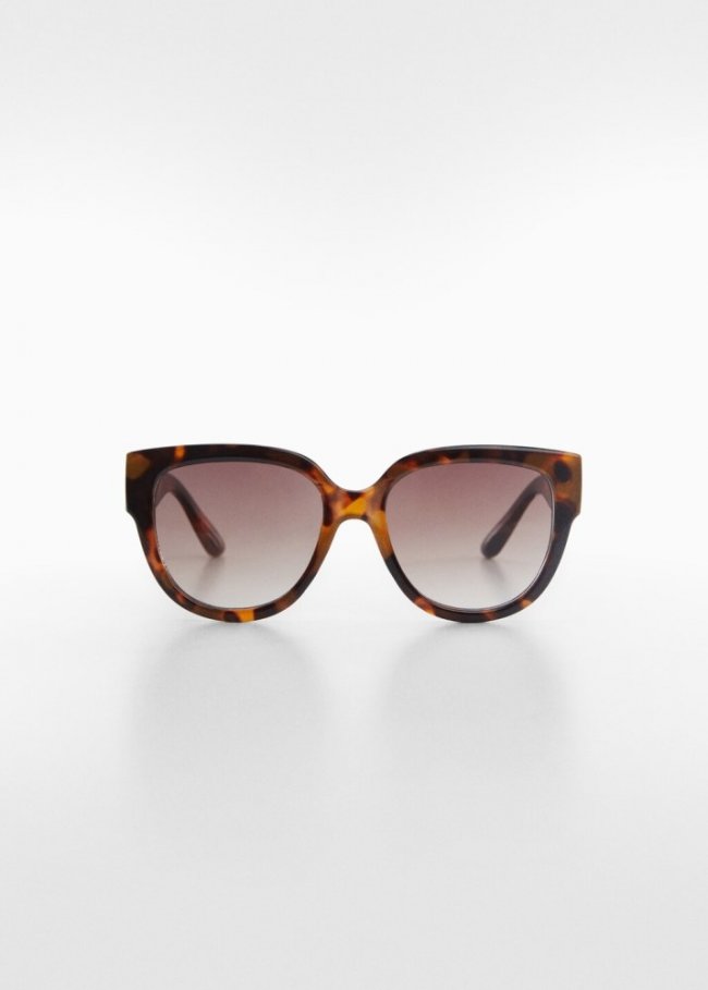 Mango Gafas de sol retro - Chocolate