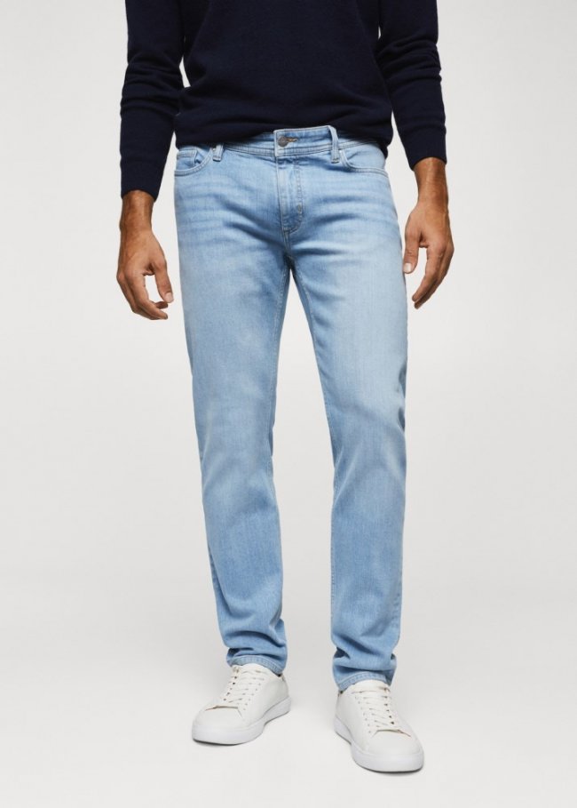 Mango Jeans Jan slim fit - Azul claro
