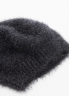 Mango Boina efecto pelo - Negro