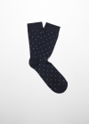 Mango Pack de 2 calcetines algodón detalle bordado - Azul marino oscuro