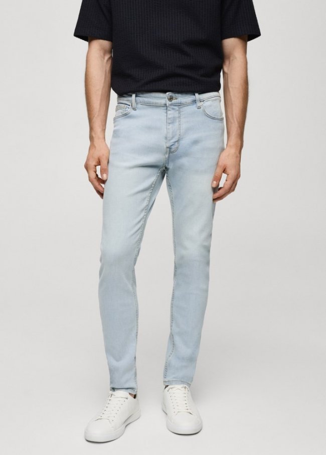 Mango Jeans Jude skinny fit - Azul claro
