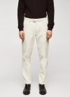 Mango Pantalón pana pinzas - Blanco roto