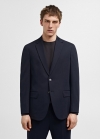 Mango Americana traje slim fit - Azul marino oscuro