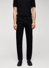 Mango Jeans Jan slim fit - Denim negro