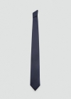 Mango Corbata estructura anti-arrugas - Azul marino oscuro