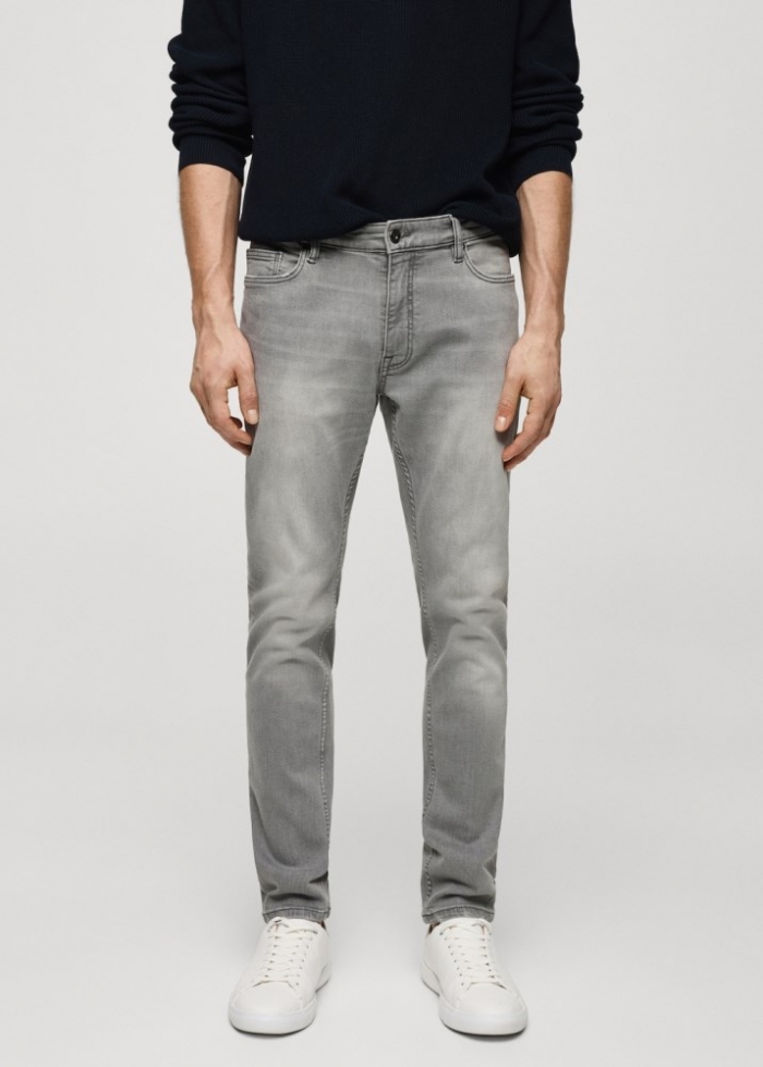 Mango Jeans Jude skinny fit - Gris