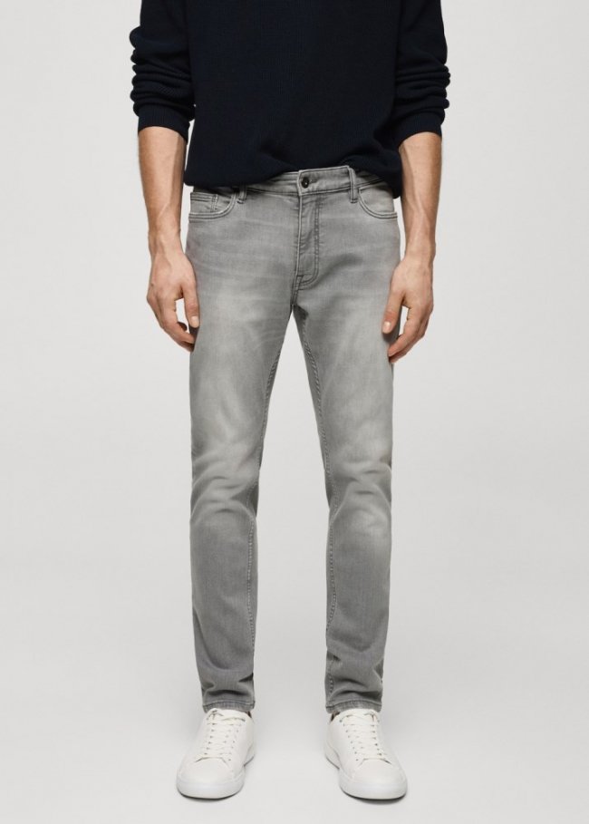 Mango Jeans Jude skinny fit - Gris
