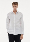 Mango Camisa regular fit algodón stretch - Blanco