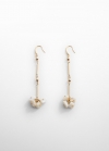 Mango Pendientes colgantes concha - Oro