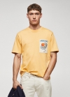 Mango Camiseta Adriana Eskenazi x Mango - Mostaza