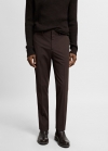 Mango Pantalón traje París super slim fit - Marrón