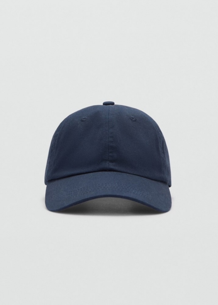 Mango Gorra algodón visera - Azul indigo