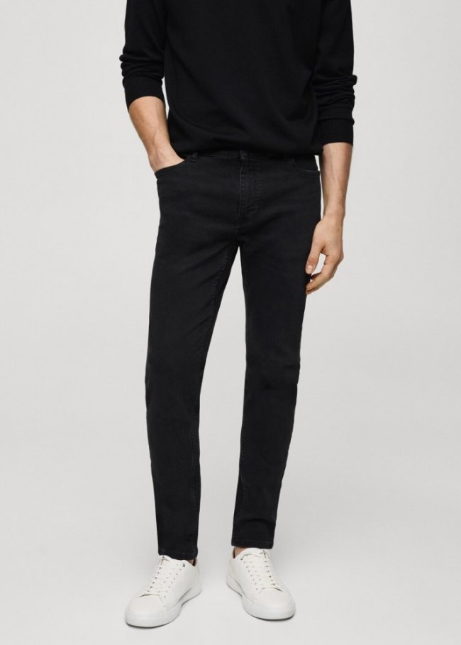 Mango Jeans Jude skinny fit - Denim negro