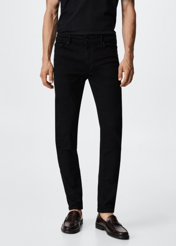 Mango Jeans Jude skinny fit - Denim negro