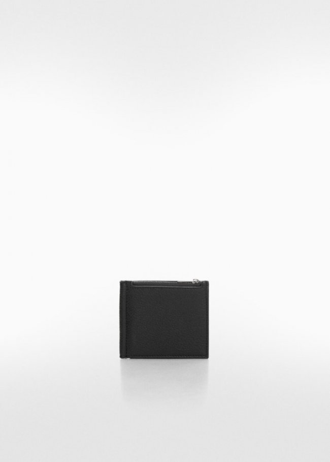 Mango Billetero tarjetero anti contacless - Negro