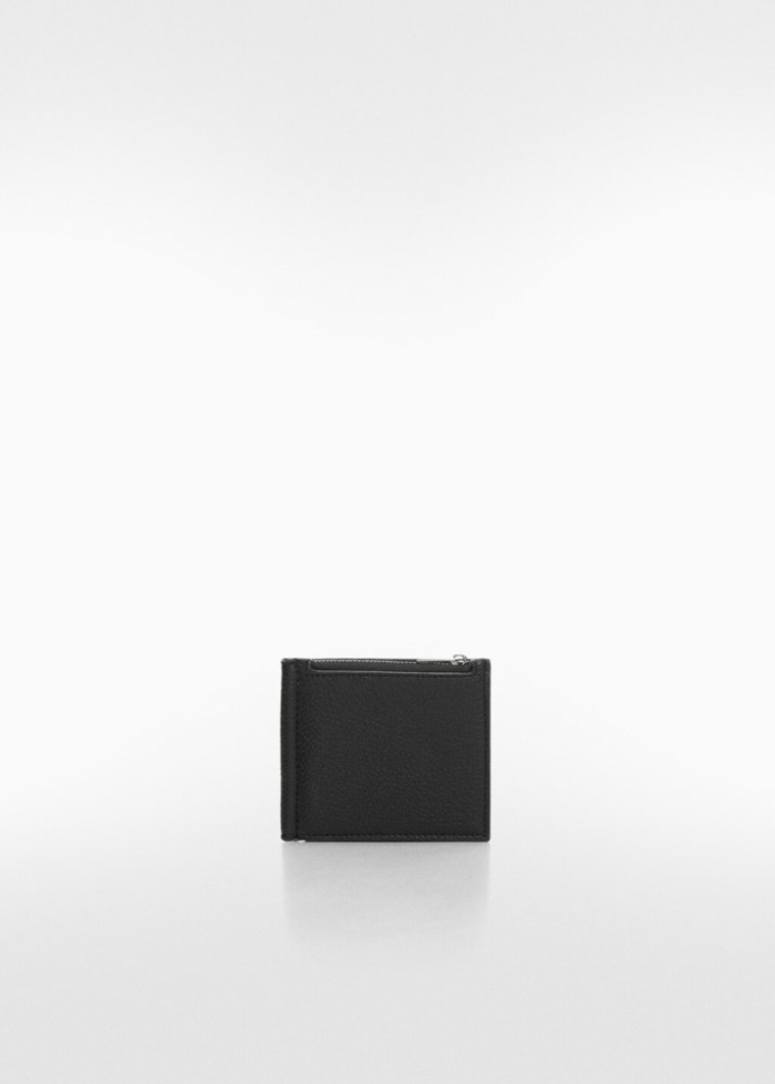 Mango Billetero tarjetero anti contacless - Negro