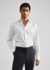 Mango Camisa traje slim fit gemelos - Blanco
