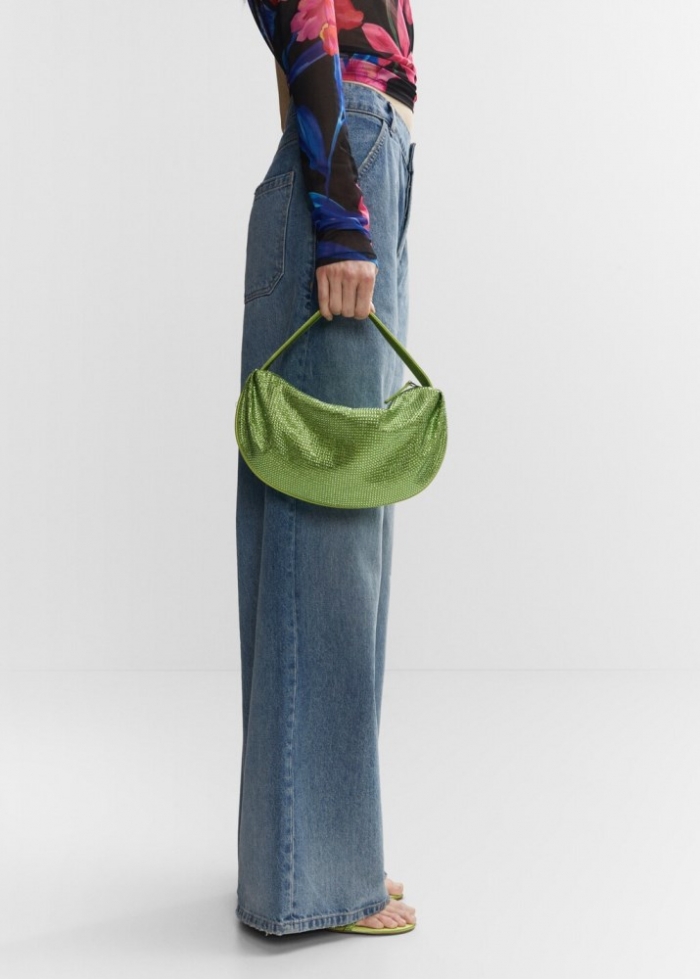Mango Bolso hombro cristales - Lima