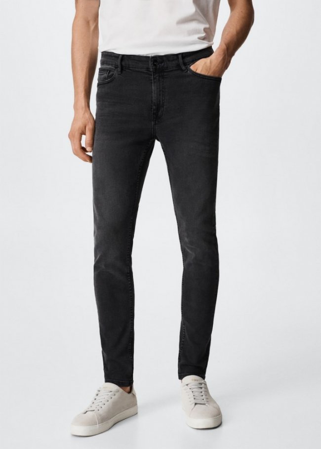 Mango Jeans Jude skinny fit - Gris oscuro