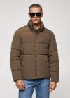 Mango Anorak acolchado Water Repellent - Marrón medio