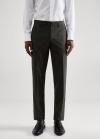 Mango Pantalón traje estampado slim fit tejido stretch - Verde