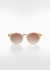 Mango Gafas de sol puente metálico - Vainilla