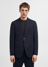 Mango Americana traje slim fit - Azul marino oscuro