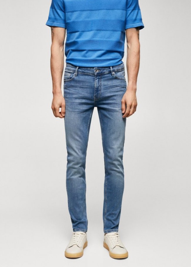 Mango Jeans Jude skinny fit - Azul medio