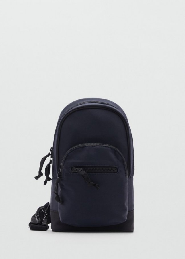 Mango Bolso riñonera bolsillo - Azul marino oscuro