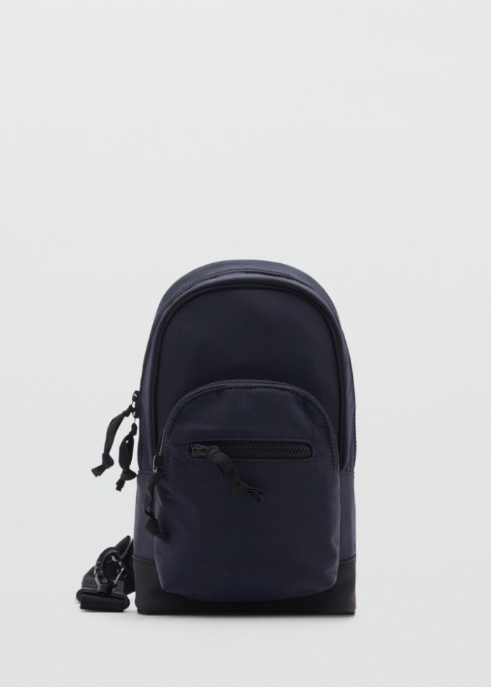Mango Bolso riñonera bolsillo - Azul marino oscuro