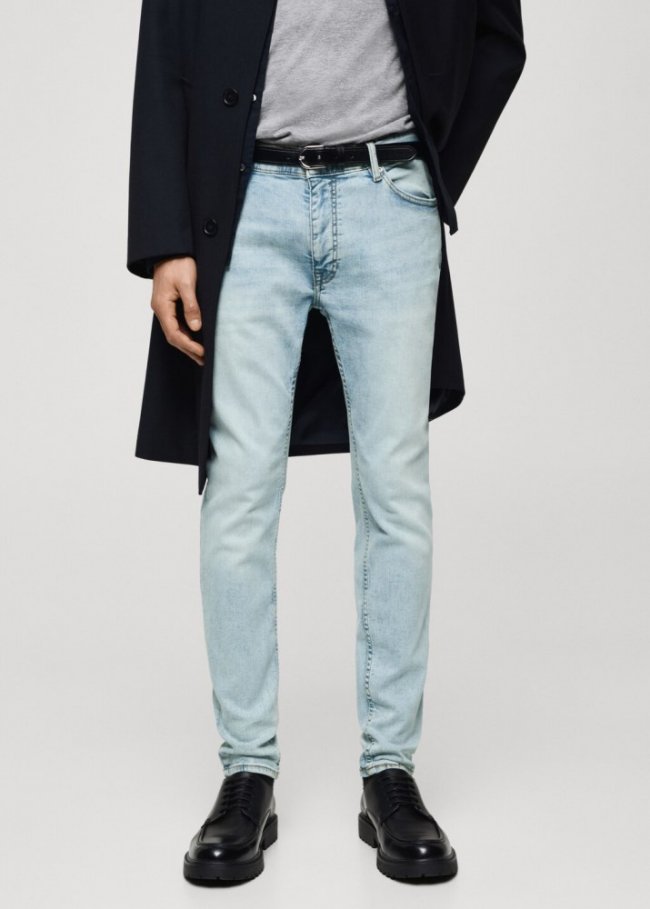 Mango Jeans Jude skinny fit - Azul claro
