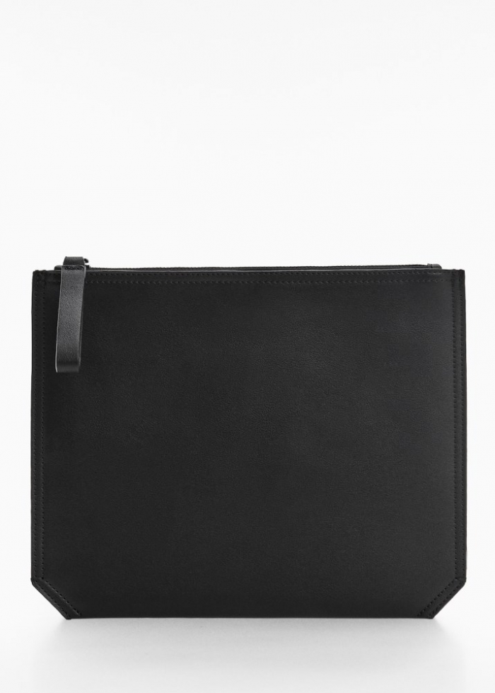 Mango Funda tablet efecto piel - Negro