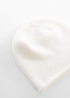 Mango Gorro punto cashmere - Crudo