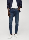 Mango Jeans Tom tapered cropped - Azul oscuro intenso