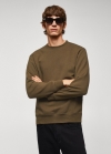 Mango Sudadera ligera algodón - Marrón