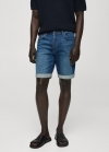 Mango Bermudas vaqueras slim fit - Azul oscuro