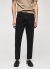 Mango Jeans carrot fit - Denim negro