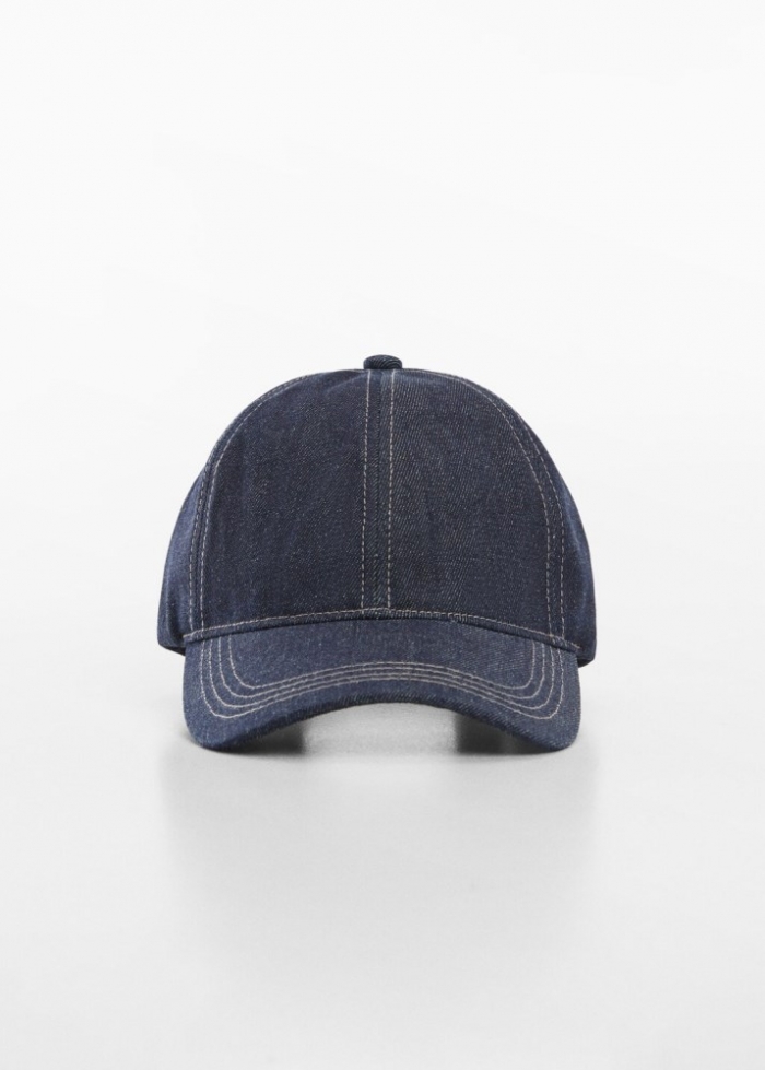 Mango Gorra vaquera visera - Azul marino oscuro