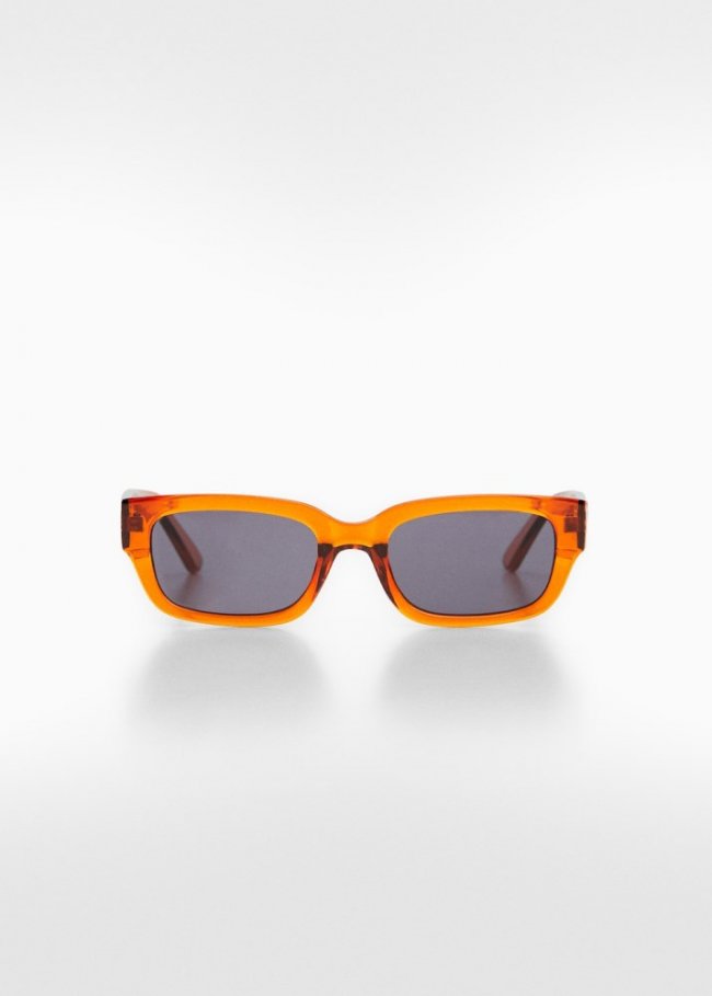 Mango Gafas de sol rectangulares - Naranja