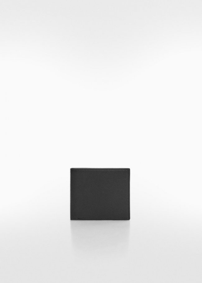 Mango Billetero tarjetero anti contacless - Negro