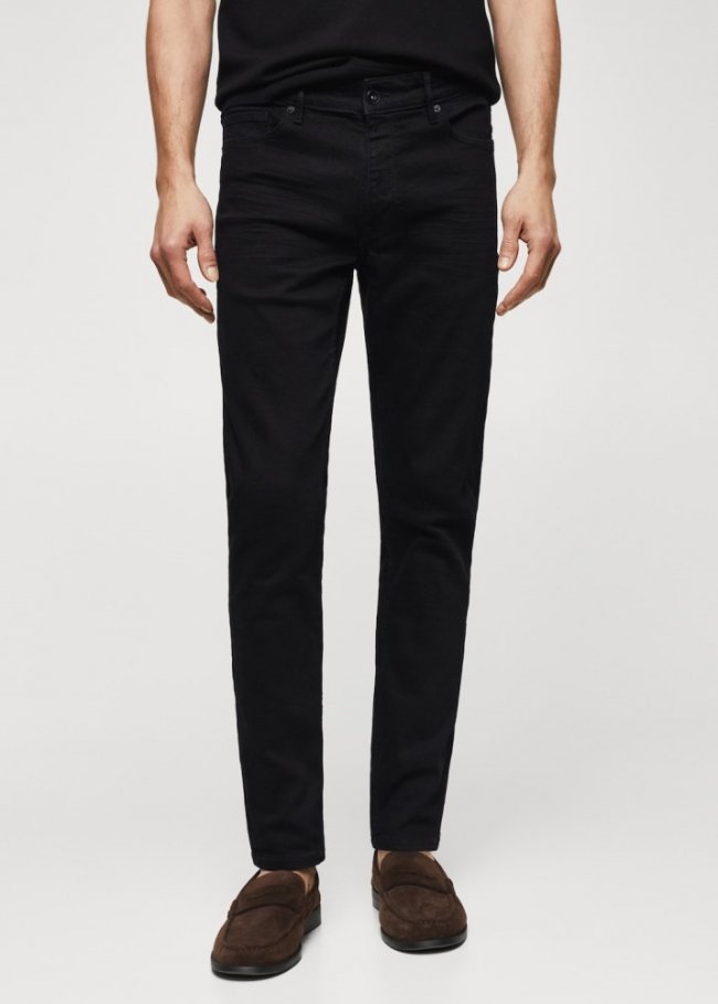Mango Jeans Jude skinny fit - Denim negro